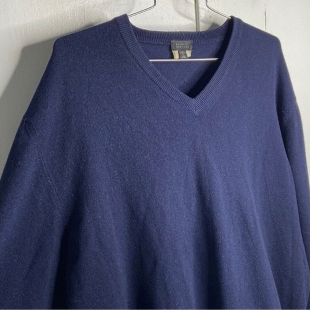 Navy blue Barney’s 100% merino wool